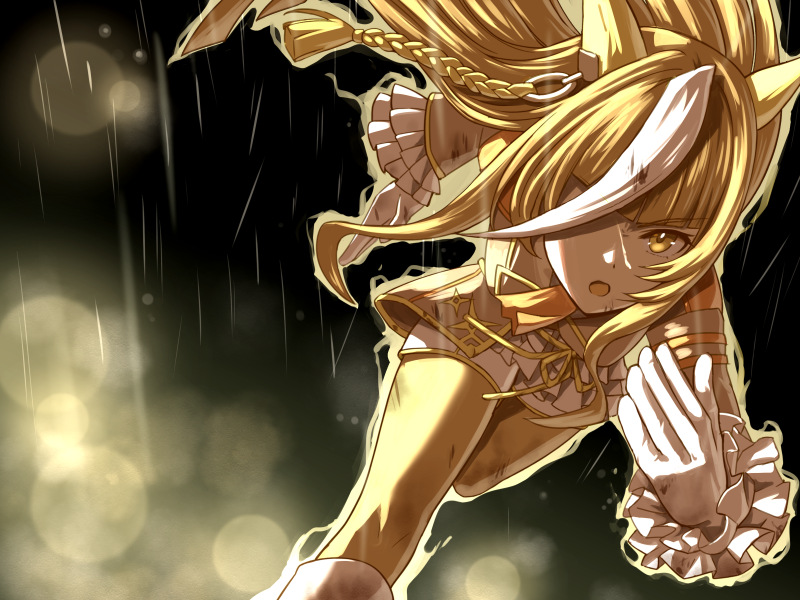 peeta, calstone light o (one true path) (umamusume), calstone light o (umamusume), umamusume, commentary request, textless version, 1girl, animal ears, ascot, black hair, black pantyhose, ear covers, gloves, hair over one eye, horse ears, horse girl, jacket, long hair, long sleeves, multicolored hair, open mouth, pantyhose, running, shirt, shorts, solo, streaked hair, striped hair, white gloves, white hair, yellow eyes