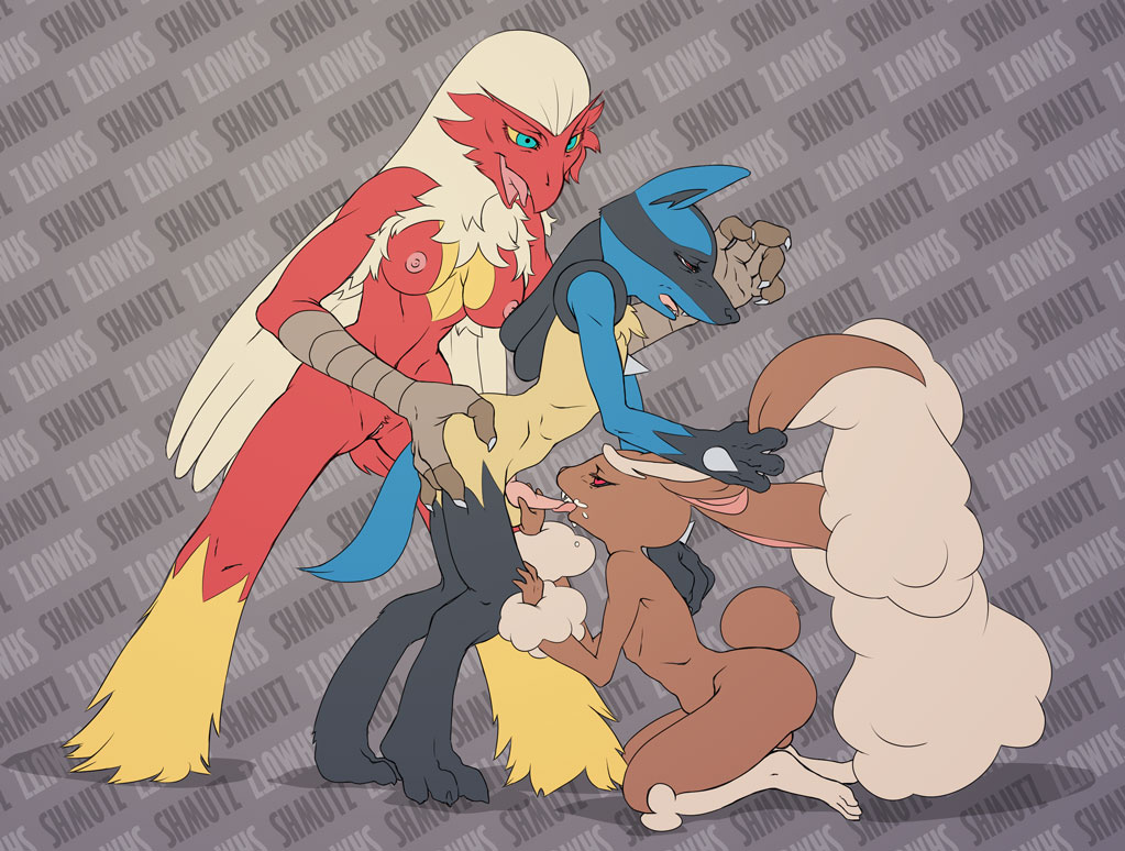 Rule34 – If it exists, there is porn of it / shmutz-art, blaziken, lopunny, lucario / 491399
