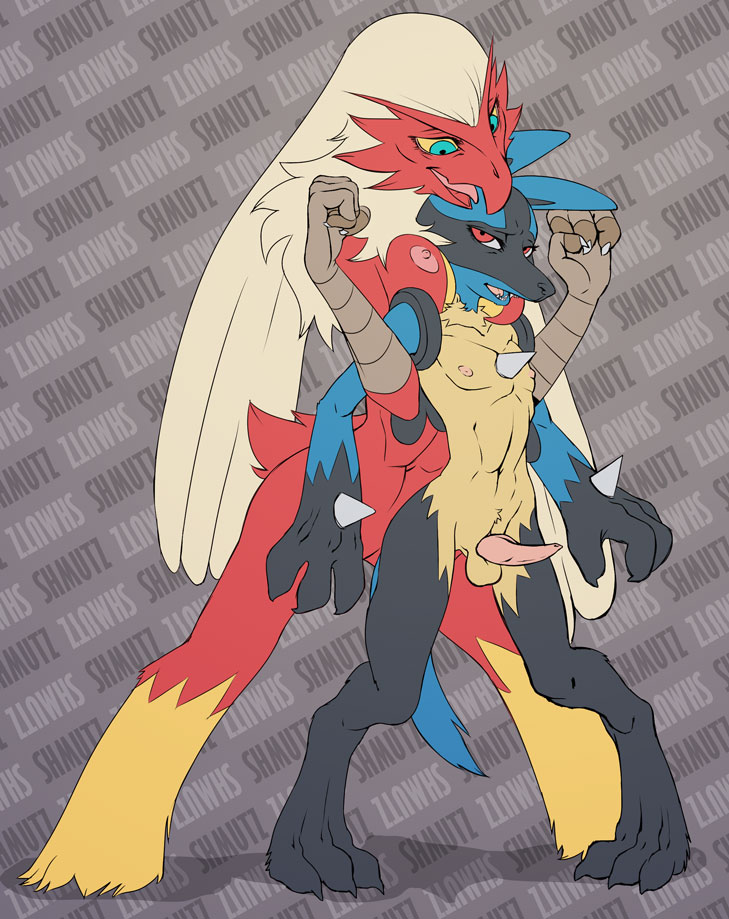 Rule34 – If it exists, there is porn of it / shmutz-art, blaziken, lucario / 491435