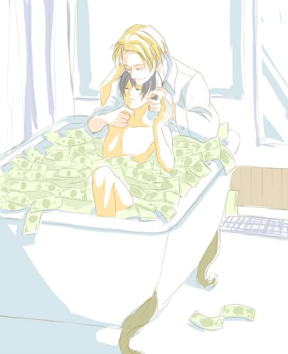 america (hetalia), japan (hetalia), axis powers hetalia, lowres, tagme, 00s, 2boys, black hair, blonde hair, male focus, multiple boys