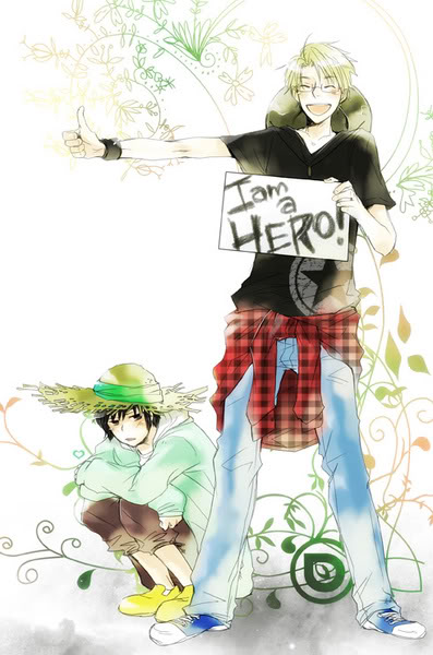 america (hetalia), japan (hetalia), axis powers hetalia, tagme, 00s, 2boys, male focus, multiple boys