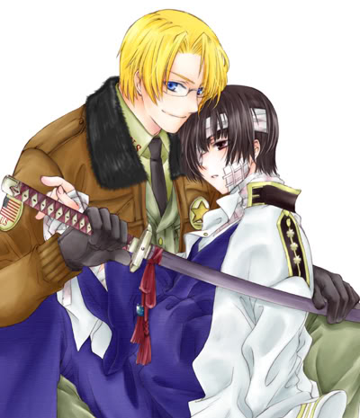 america (hetalia), japan (hetalia), axis powers hetalia, lowres, tagme, 00s, 2boys, male focus, multiple boys