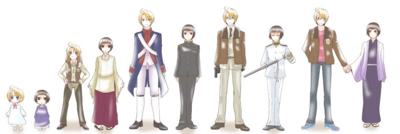 america (hetalia), japan (hetalia), axis powers hetalia, tagme, 00s