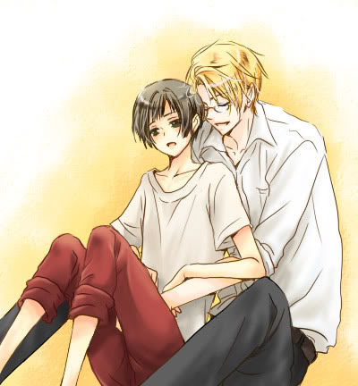 america (hetalia), japan (hetalia), axis powers hetalia, lowres, tagme, 00s, 2boys, male focus, multiple boys