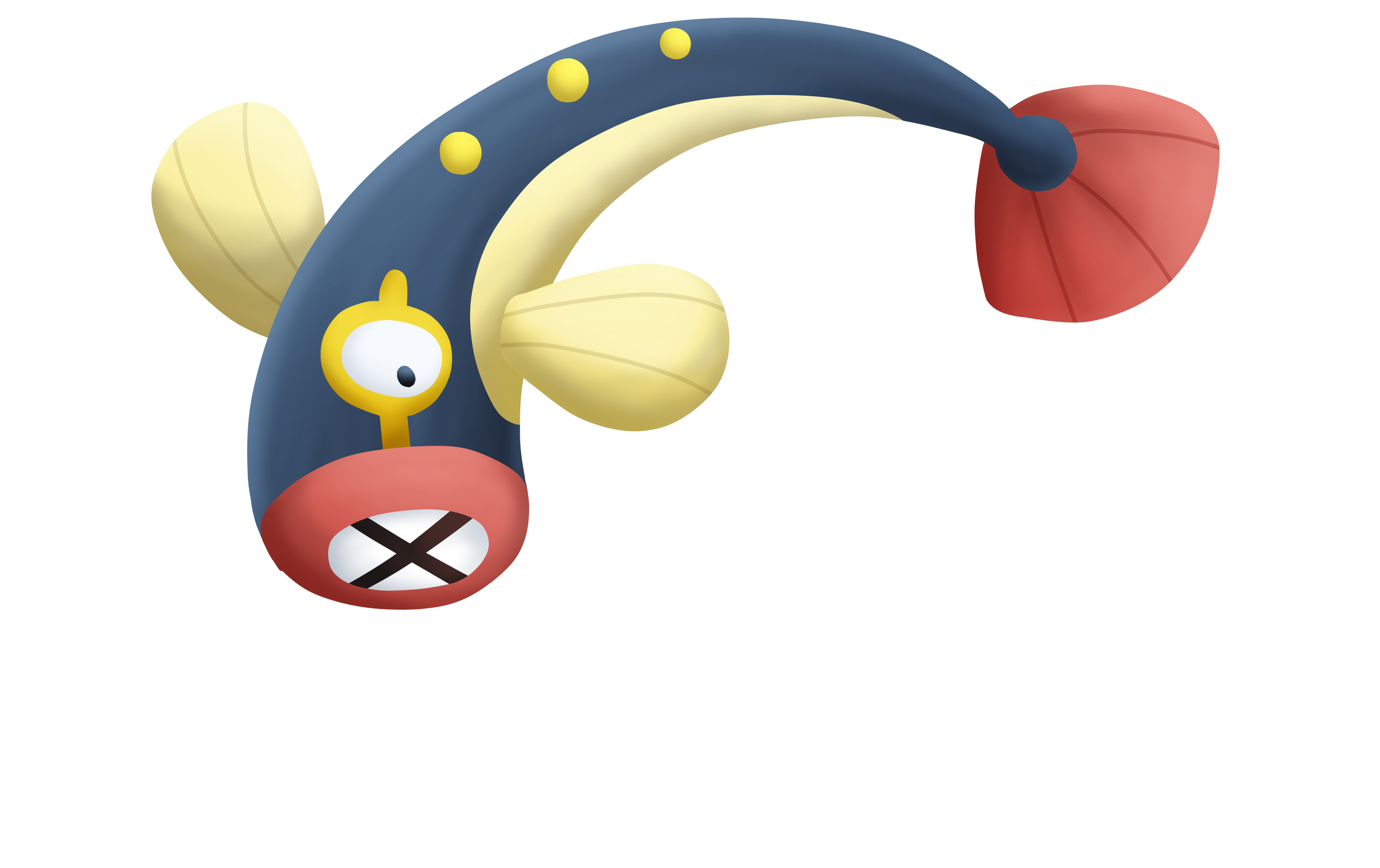 eelektrik, nintendo, pokemon, absurdres, commentary, english commentary, highres, animal focus, eel, fangs, full body, gen 5 pokemon, katsumuri, no humans, open mouth, pokemon (creature), pokemon focus, solo, transparent background