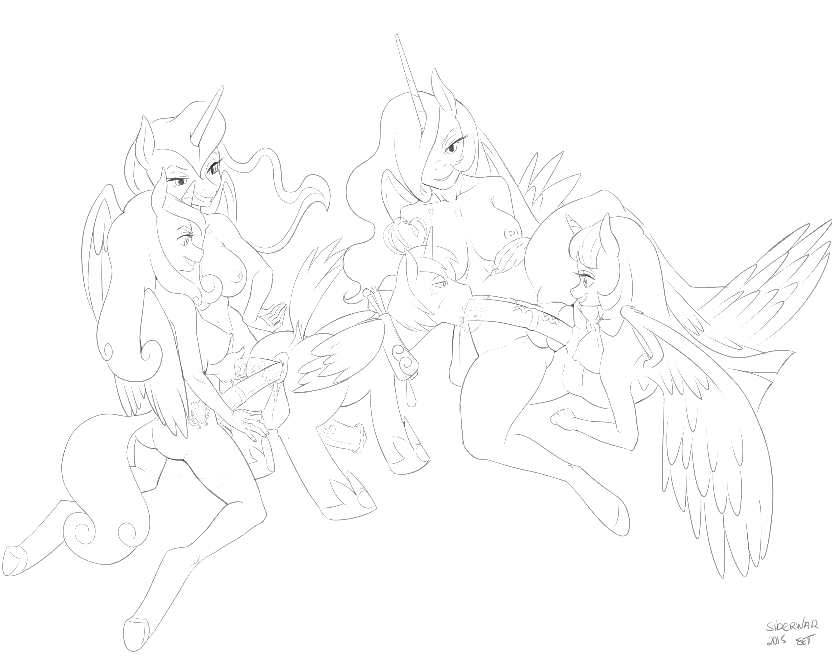 Rule34 – If it exists, there is porn of it / siberwar, big macintosh (mlp), princess cadance (mlp), princess celestia (mlp), princess luna (mlp), twilight sparkle (mlp) / 492506