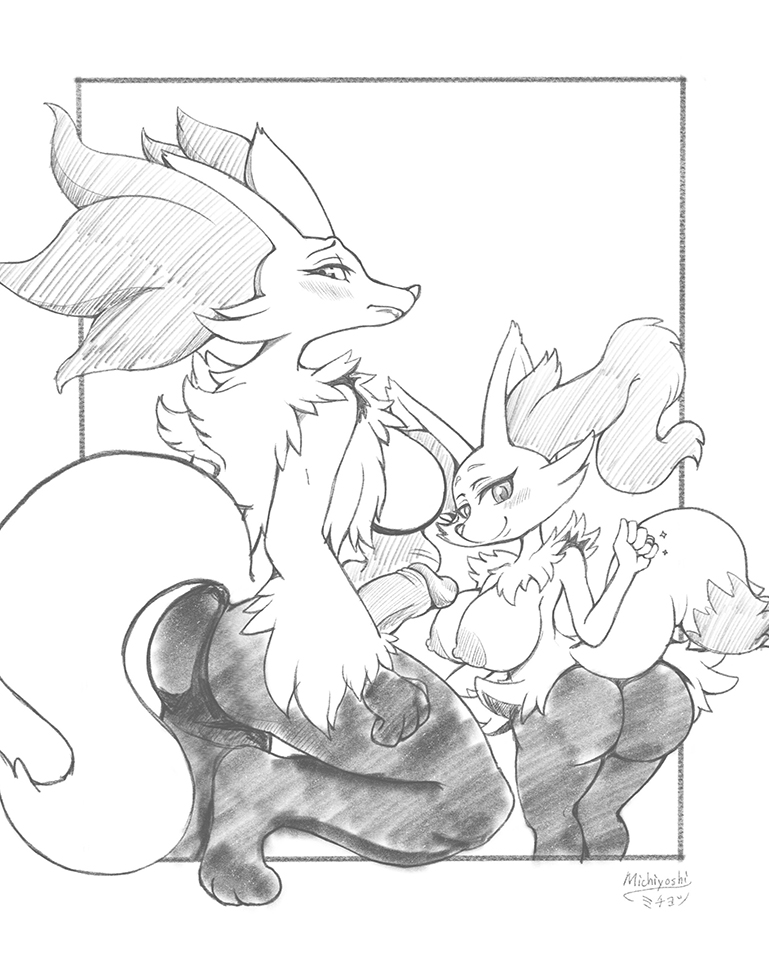 Rule34 – If it exists, there is porn of it / michiyoshi, braixen, delphox / 492527