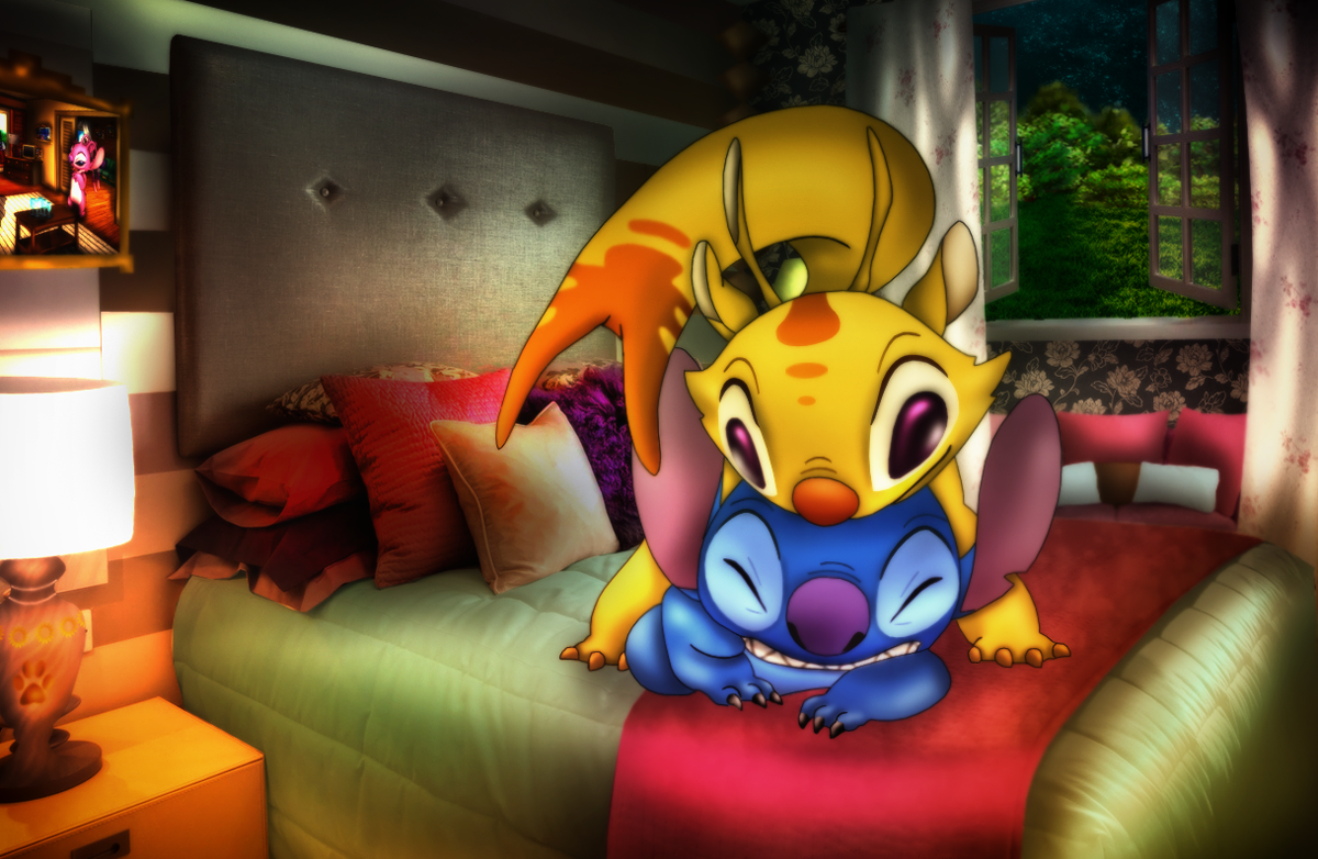 Rule34 – If it exists, there is porn of it / amegared, experiment (species), spats (lilo and stitch), stitch / 492705