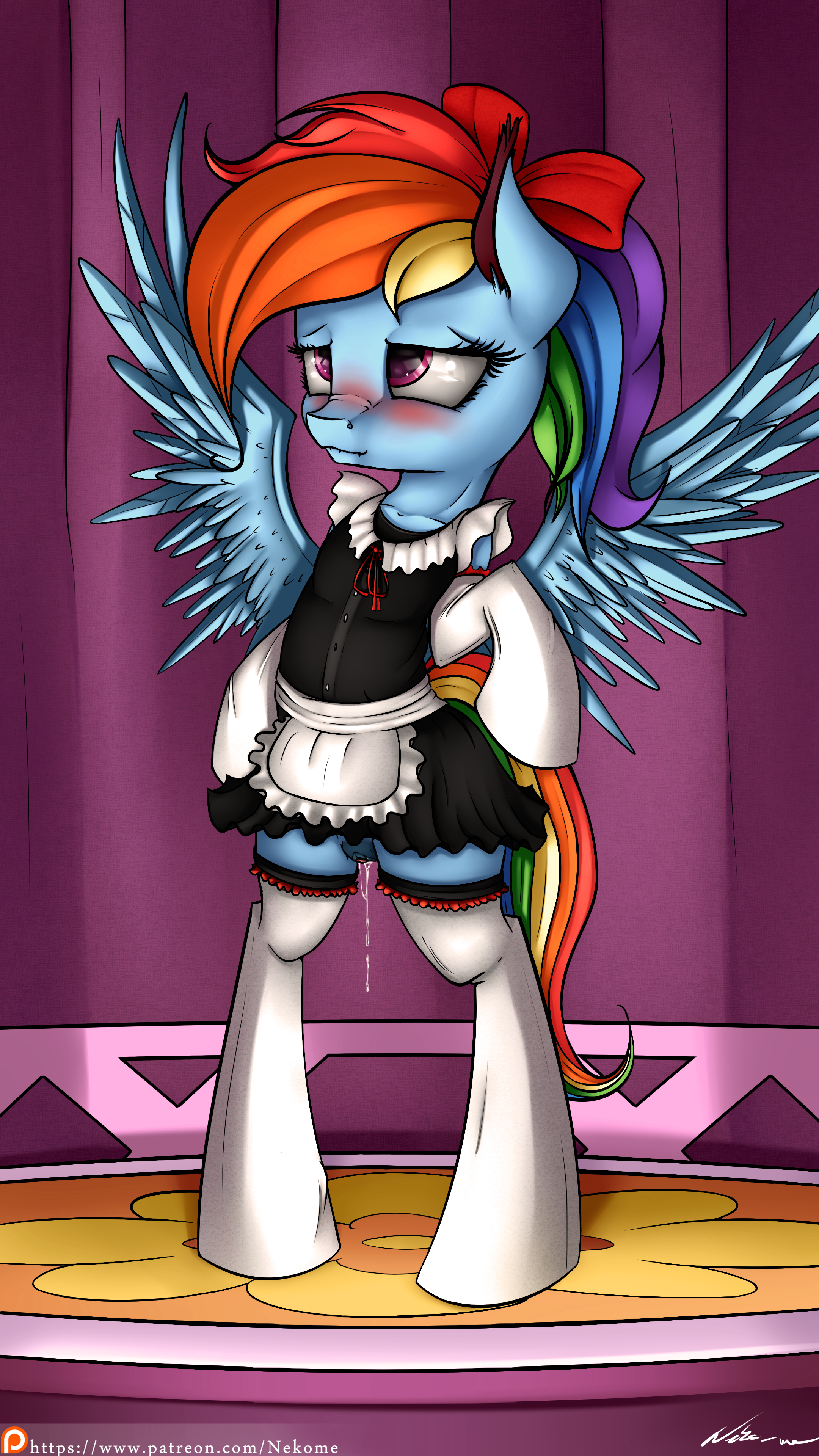 Rule34 – If it exists, there is porn of it / neko-me, rainbow dash (mlp) / 492745