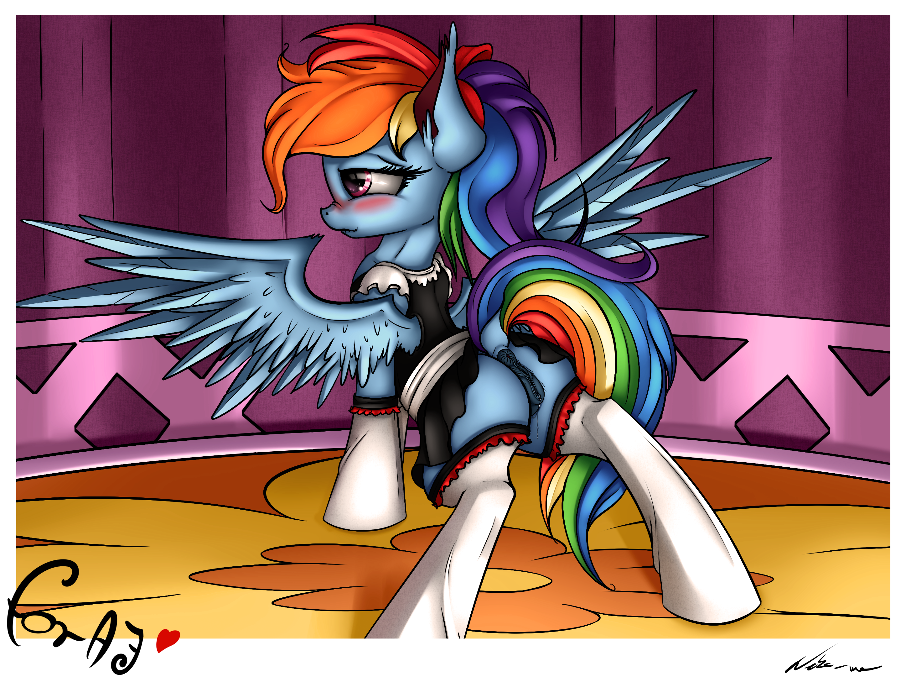 Rule34 – If it exists, there is porn of it / neko-me, rainbow dash (mlp) / 492788