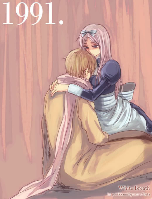 belarus (hetalia), russia (hetalia), axis powers hetalia, tagme, 00s, face hug