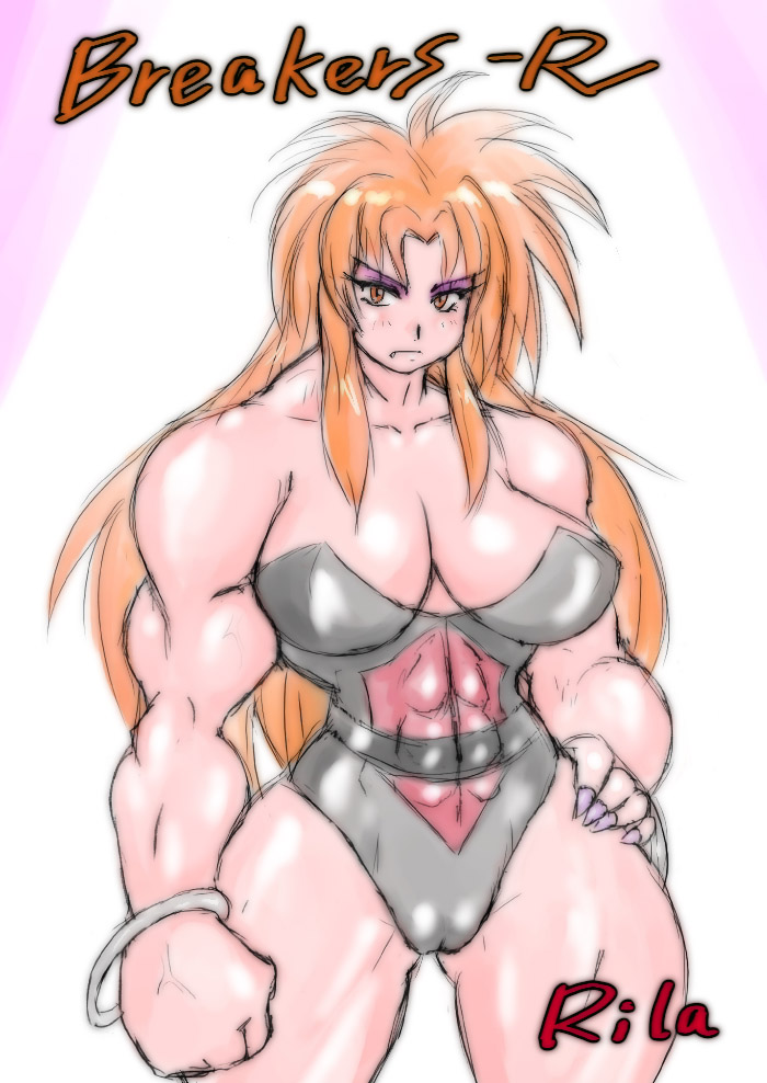 miyawoo, rila estancia, breakers, breakers revenge, neo geo, snk, visco, 1girl, abs, bangle, blush, bracelet, breasts, cameltoe, claws, cleavage, clenched hand, copyright name, cowboy shot, eyeshadow, fang, female focus, fingernails, hand on own hip, jewelry, large breasts, leotard, long fingernails, long hair, looking at viewer, makeup, matching hair/eyes, muscular, nail polish, narrow waist, orange eyes, orange hair, parted bangs, red eyes, red hair, sharp fingernails, sidelocks, simple background, sketch, solo, spiked hair, standing, thick thighs, thighs, veins, very long hair, white background, wide hips