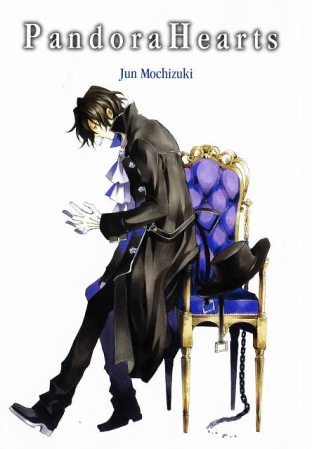 gilbert nightray, pandora hearts, 00s, black hair, chain, chair, coat, gloves, smoking, yellow eyes