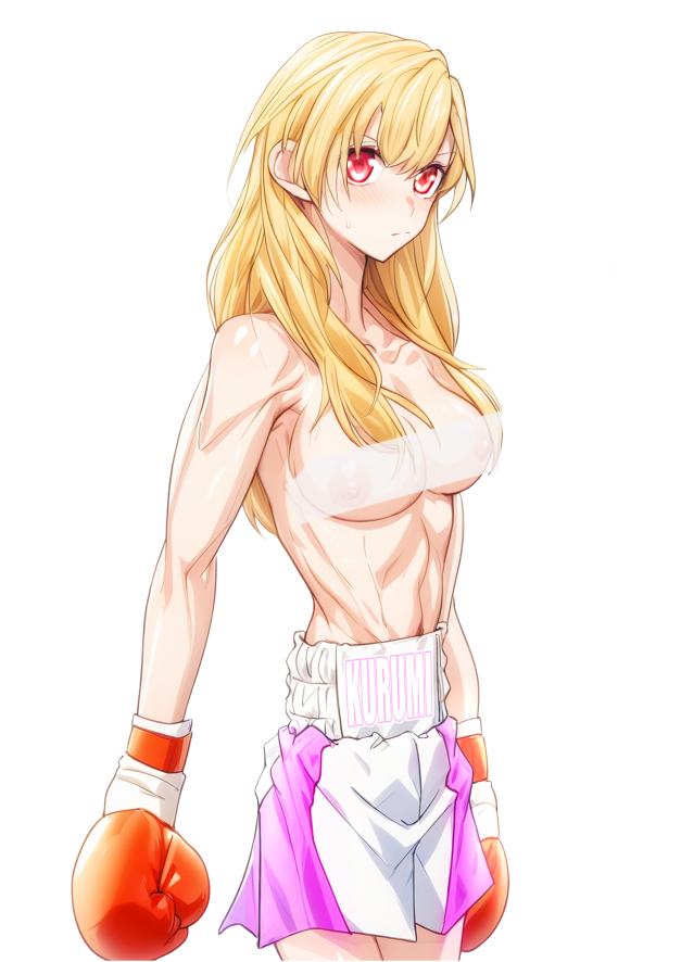 tagme, 1girl, abs, muscular, muscular female, navel, thalyseuro, topless female