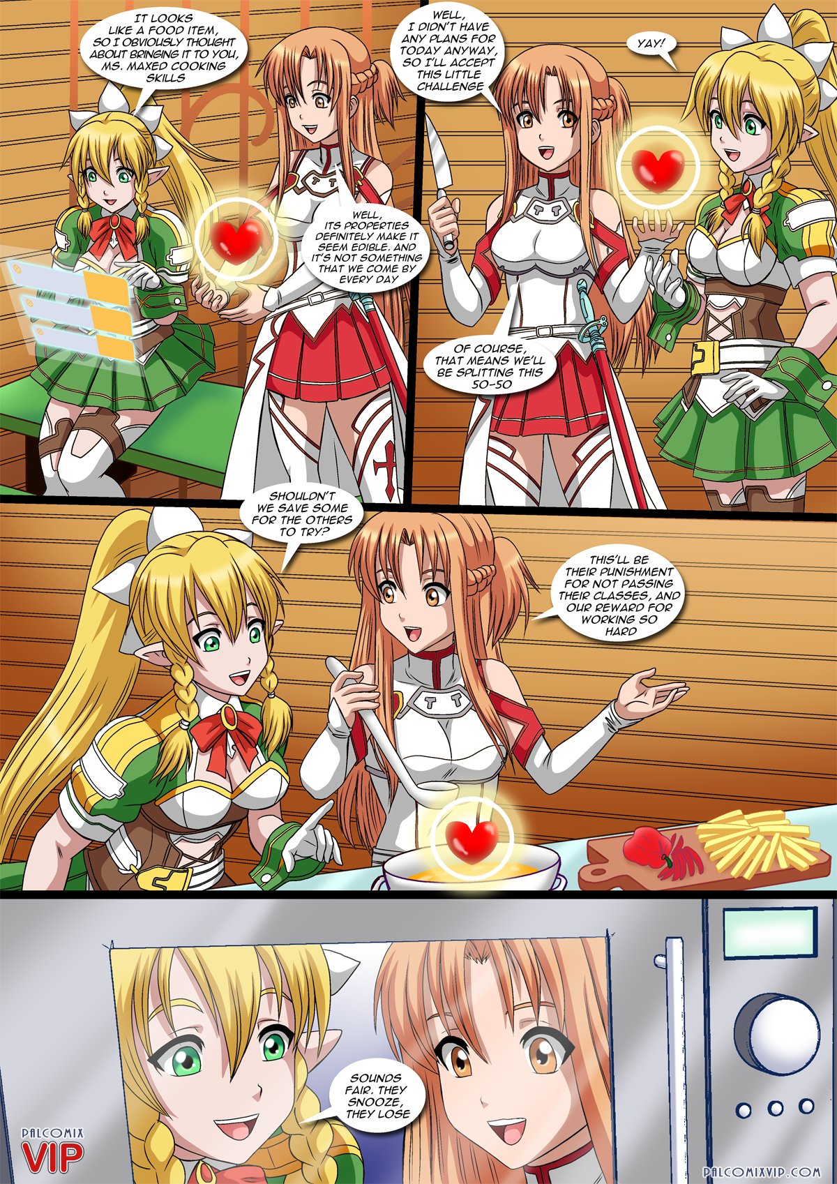 Rule34 – If it exists, there is porn of it / palcomix vip, kirigaya suguha, leafa, yuuki asuna / 494333