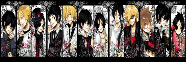 chrome, dino, dino cavallone, gokudera hayato, hibari kyouya, lambo, reborn, rokudou mukuro, sawada tsunayoshi, yamamoto takeshi, katekyo hitman reborn!, 00s, bird, black hair, blonde hair, eyepatch, glasses, hat, long hair, necktie, owl, sunglasses, turtleneck