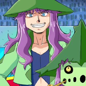 pokemoa, cacturne, harley (pokemon), nintendo, pokemon, pokemon (anime), pokemon rse (anime), lowres, 1boy, blue eyes, gen 3 pokemon, purple hair