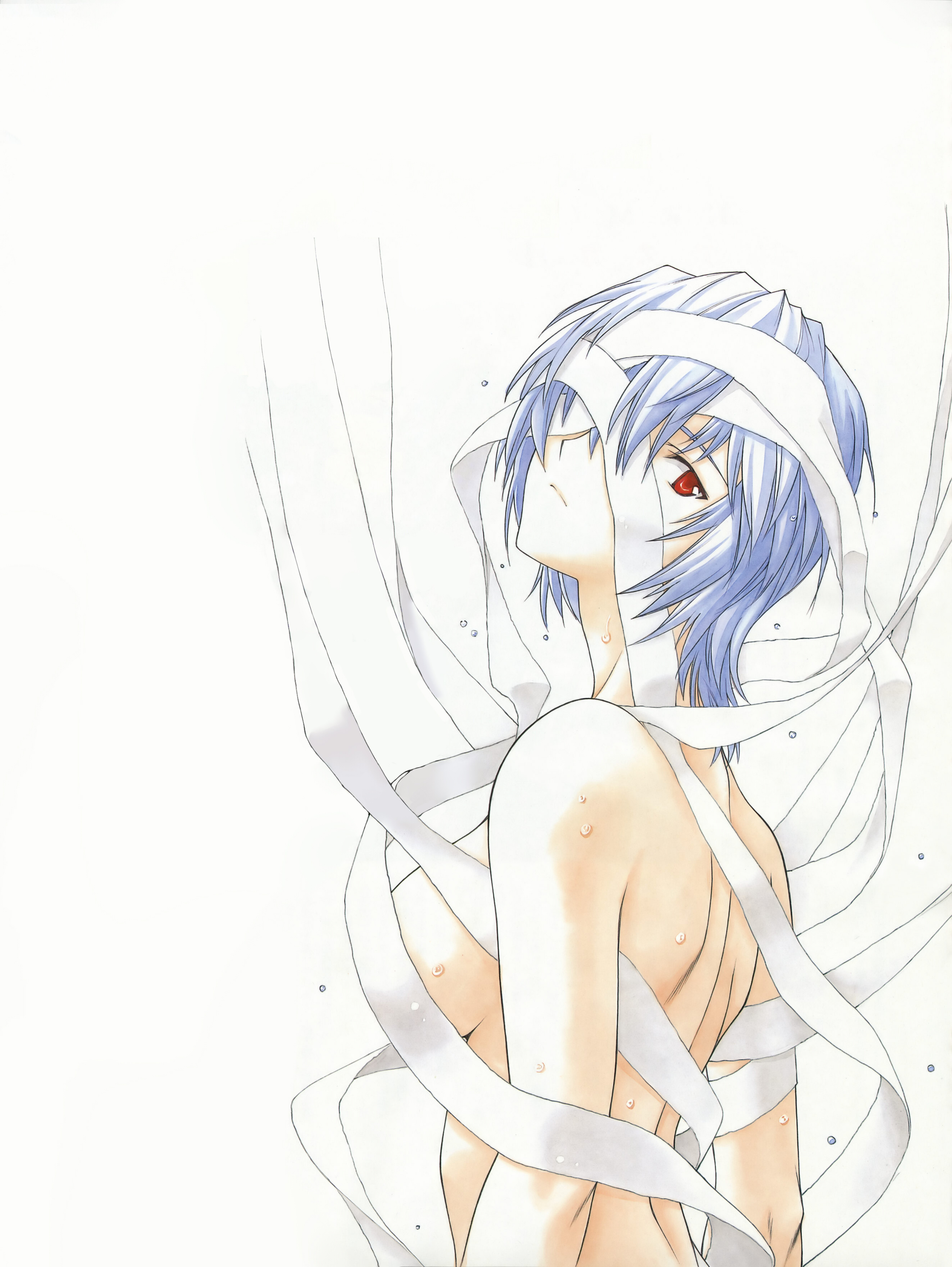 ayanami rei, neon genesis evangelion, absurdres, highres, tagme
