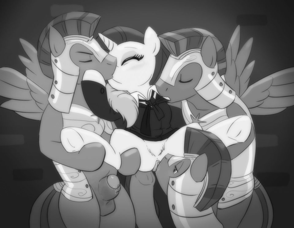 Rule34 – If it exists, there is porn of it / siansaar, rarity (mlp), royal guard (mlp) / 495092