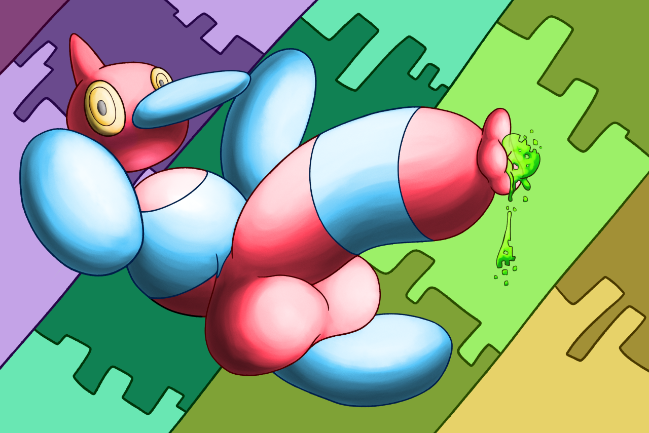 Rule34 – If it exists, there is porn of it / flygon (artist), fox noctom, porygon-z / 495255