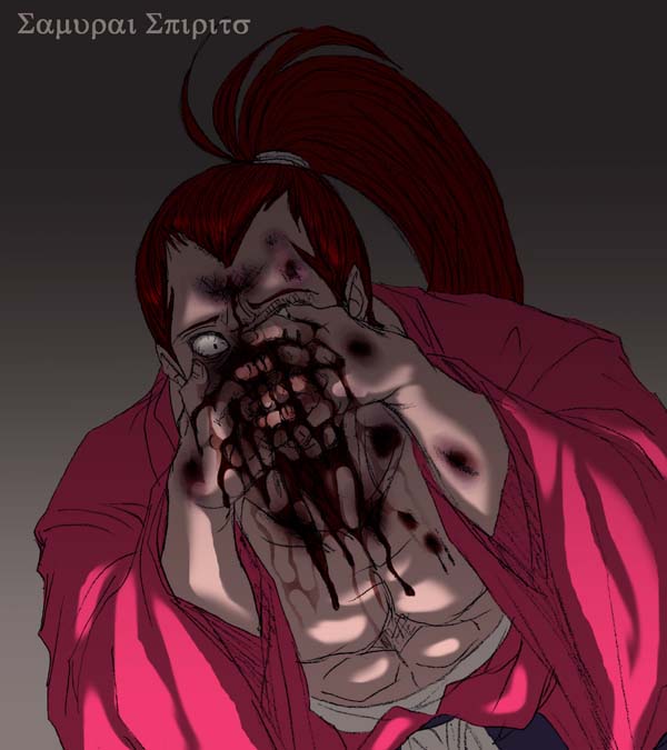 zetsho, kibagami genjuro, samurai spirits, snk, tagme, blood