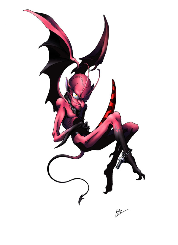 incubus (shin megami tensei), atlus, megami tensei, persona, shin megami tensei, demon, demon boy, male focus, penis, tail, wings