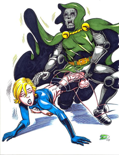 Rule34 – If it exists, there is porn of it / rob durham, doctor doom, invisible woman, sue storm, victor von doom / 497152