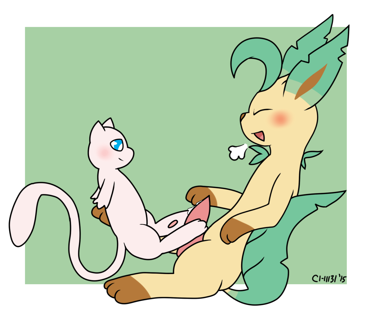 Rule34 – If it exists, there is porn of it / c1-11131, eeveelution, leafeon, legendary pokemon, mew / 497435