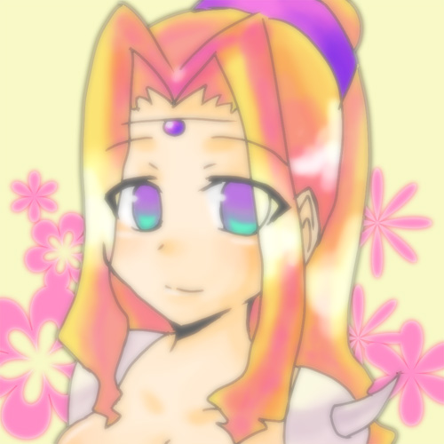 mikuni (pixiv11361), rosa farrell, final fantasy, final fantasy iv, lowres, 1990s (style), 1girl, blonde hair, blue eyes, female focus, long hair, ponytail, shoulder pads, solo, tiara