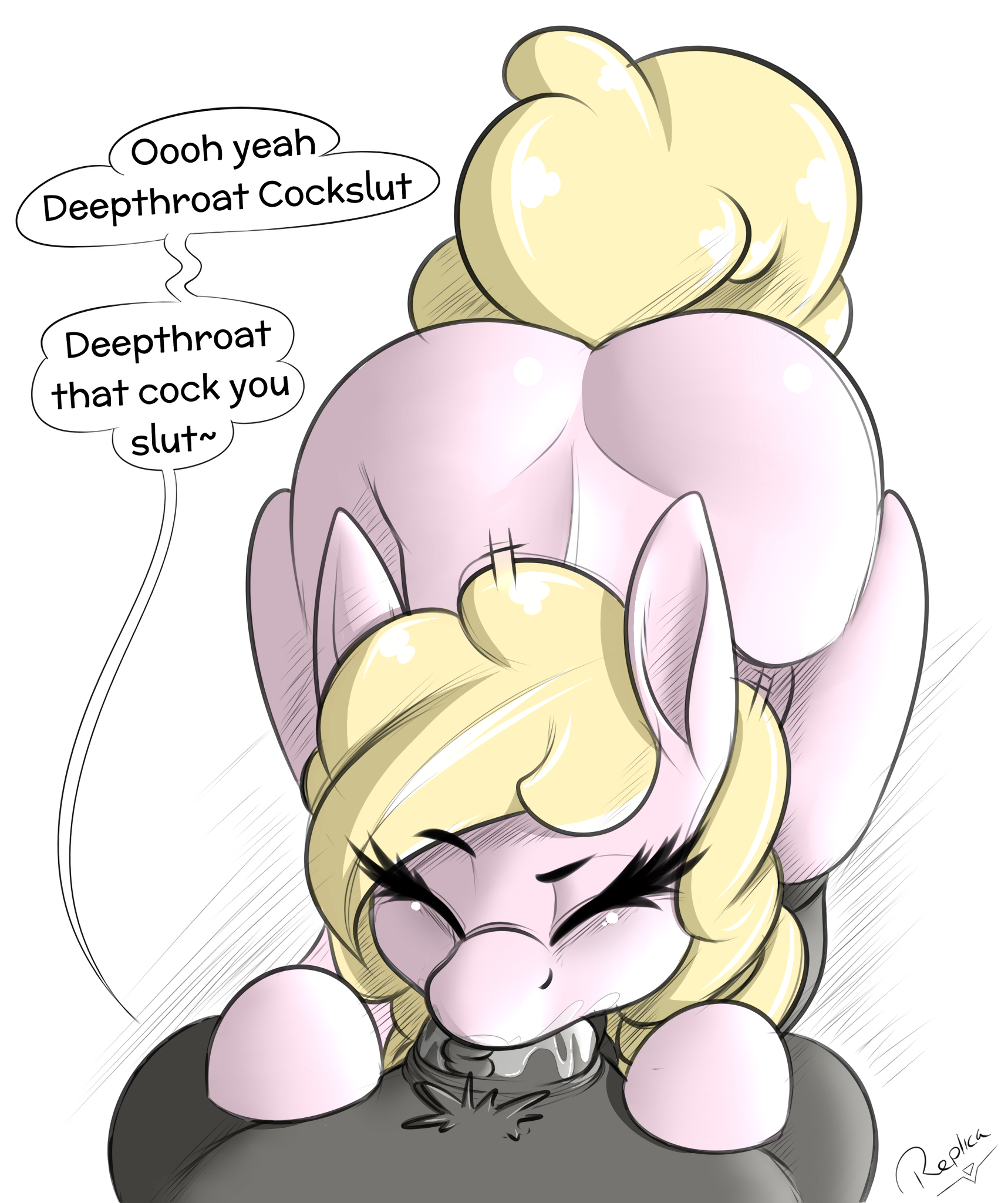 Rule34 – If it exists, there is porn of it / replica (artist), deepthroat cockslut, original character / 498427