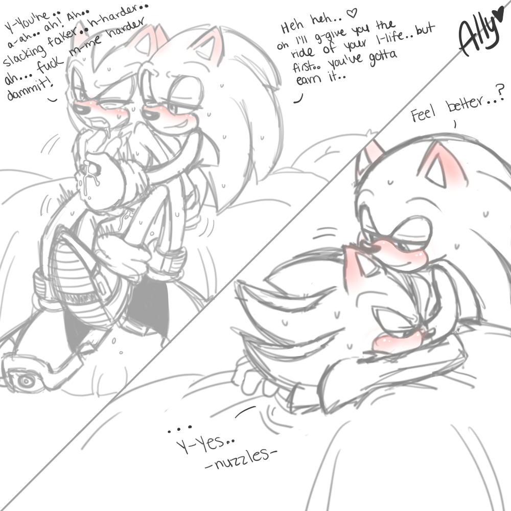 Rule34 – If it exists, there is porn of it / allycats121, shadow the hedgehog, sonic the hedgehog / 498759