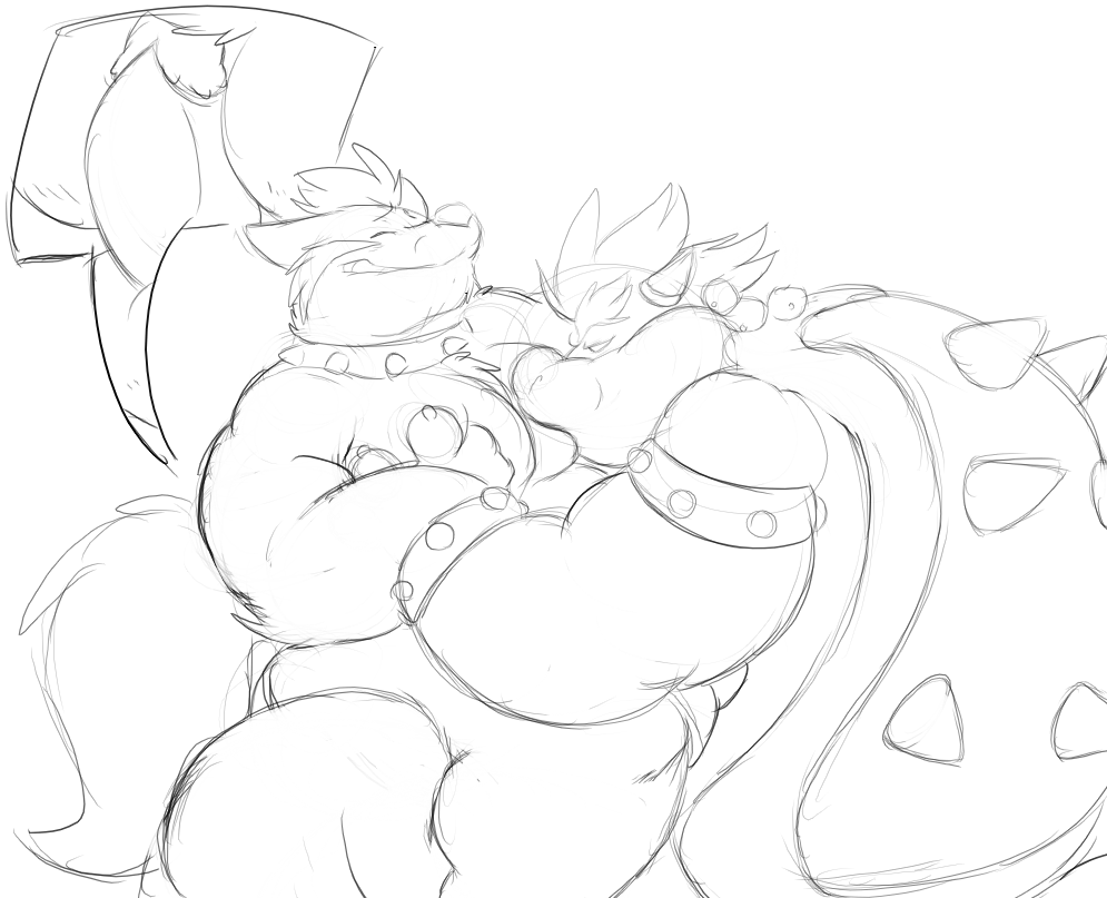 Rule34 – If it exists, there is porn of it / c-trigger, big, bowser, koopa / 499821