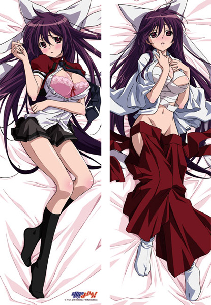 morishima noriko, ikaruga ibuki, asu no yoichi, official art, 00s, 1girl, bow, bra, dakimakura (medium), hair bow, japanese clothes, lingerie, miko, multiple views, open clothes, open shirt, sample watermark, sarashi, shirt, underwear, watermark