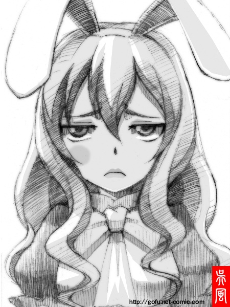 gofu, july (darker than black), darker than black, traditional media, 00s, crossdressing, crossdressing (mtf), greyscale, male focus, monochrome, sketch, solo, trap