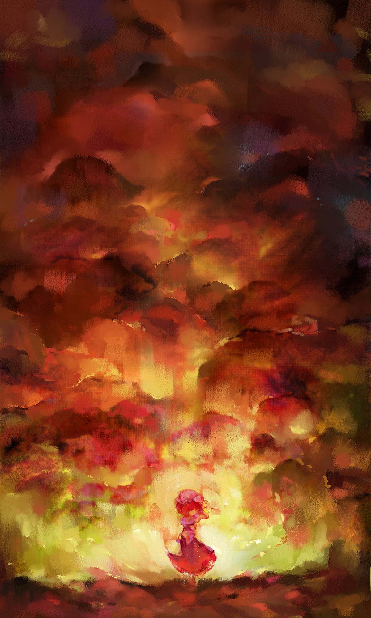 tsuuyakukan reni, saigyouji yuyuko, touhou, bad id, bad pixiv id, highres, 1girl, dancing, female focus, hand fan, solo