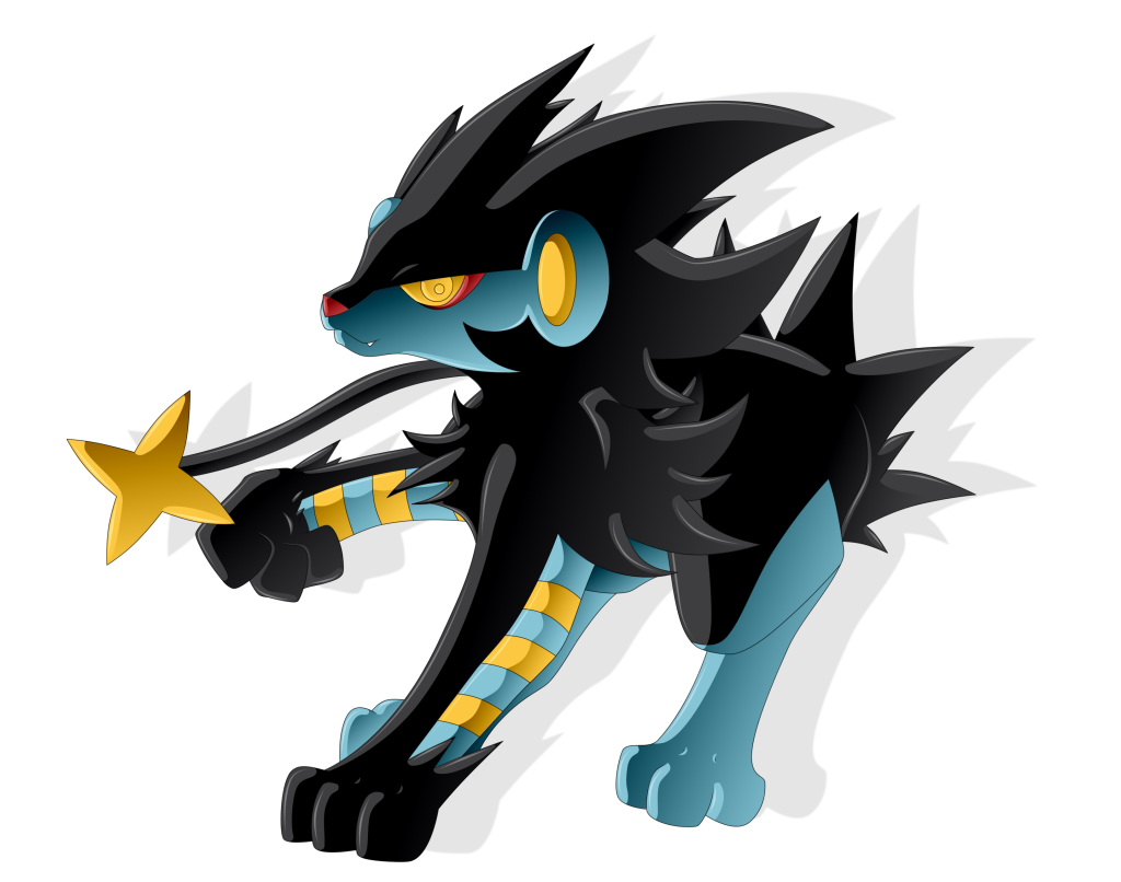 luxray, nintendo, pokemon, tagme, gen 4 pokemon, no humans, pokemon (creature), simple background