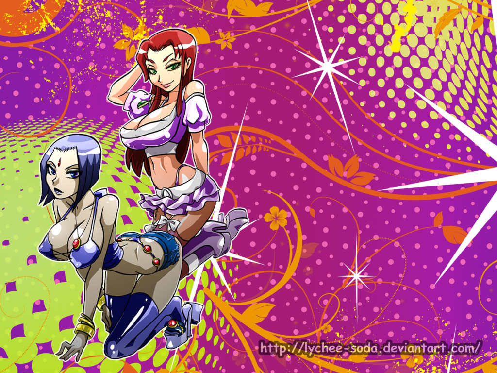 Rule34 – If it exists, there is porn of it / lychee-soda, raven, starfire / 502489