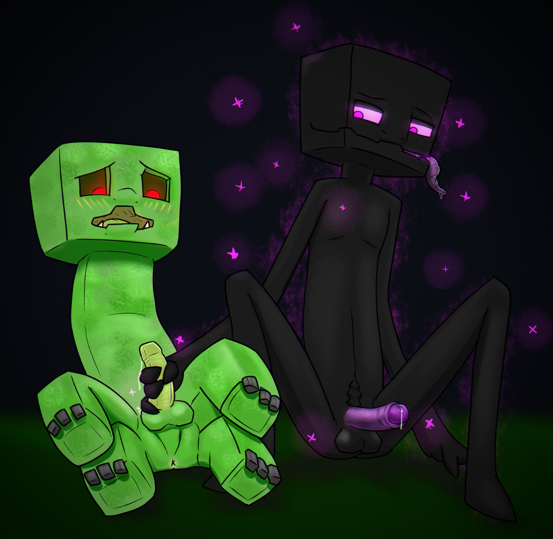 Rule34 – If it exists, there is porn of it / johawk, creeper, enderman / 502686