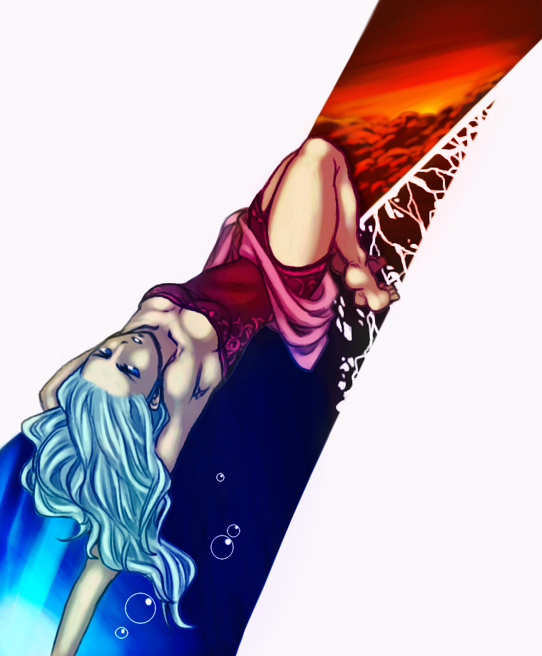 rabitt, tina branford, final fantasy, final fantasy vi, 1990s (style), 1girl, armpits, arms up, barefoot, blue eyes, feet, female focus, green hair, long hair, lying, outdoors, solo, white background