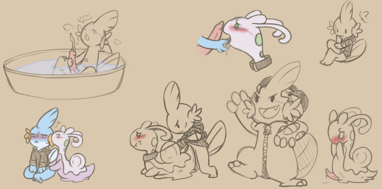 Rule34 – If it exists, there is porn of it / moonlight-kat, mudkip, sliggoo / 503060