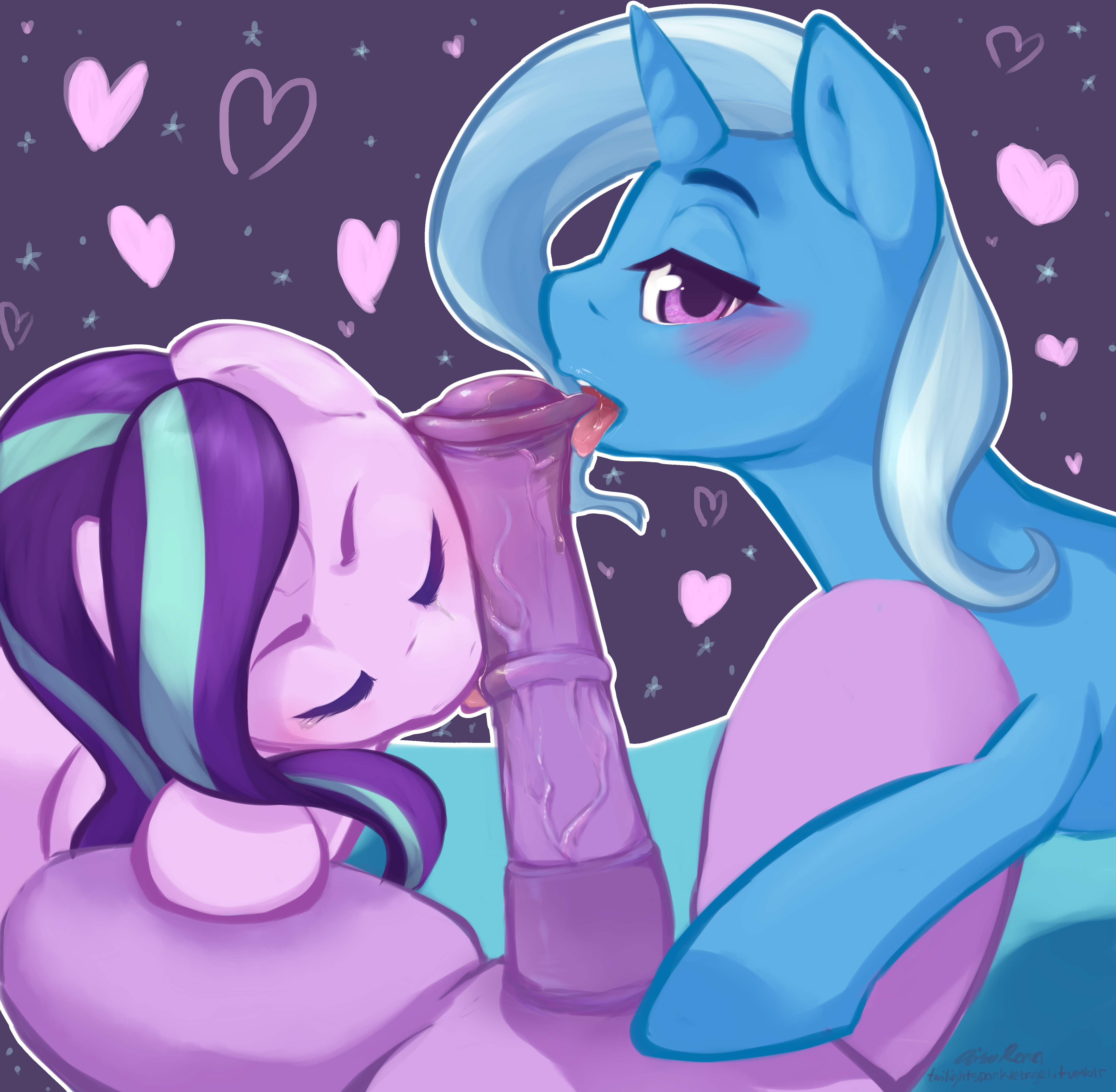 Rule34 – If it exists, there is porn of it / aisuroma, starlight glimmer, trixie lulamoon, twilight sparkle (mlp) / 503075