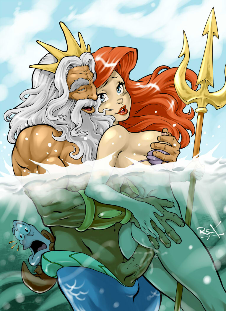 Rule34 – If it exists, there is porn of it / r ex, ariel, king triton, sebastian / 503354