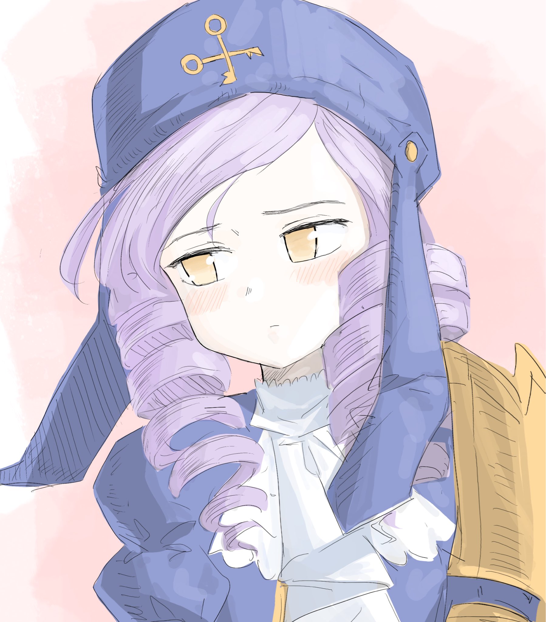 optaku, dlanor a. knox, umineko no naku koro ni, highres, tagme, 1girl, blush, embarrassed