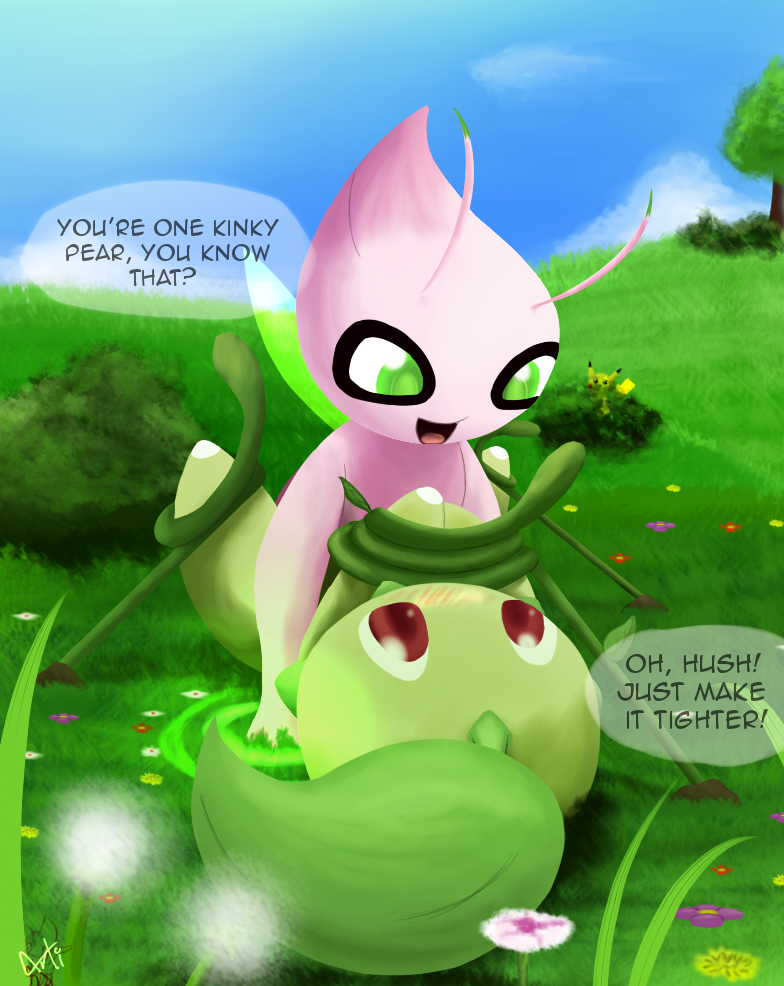Rule34 – If it exists, there is porn of it / arti4000, celebi, chikorita, legendary pokemon, pikachu, shiny pokemon / 505250