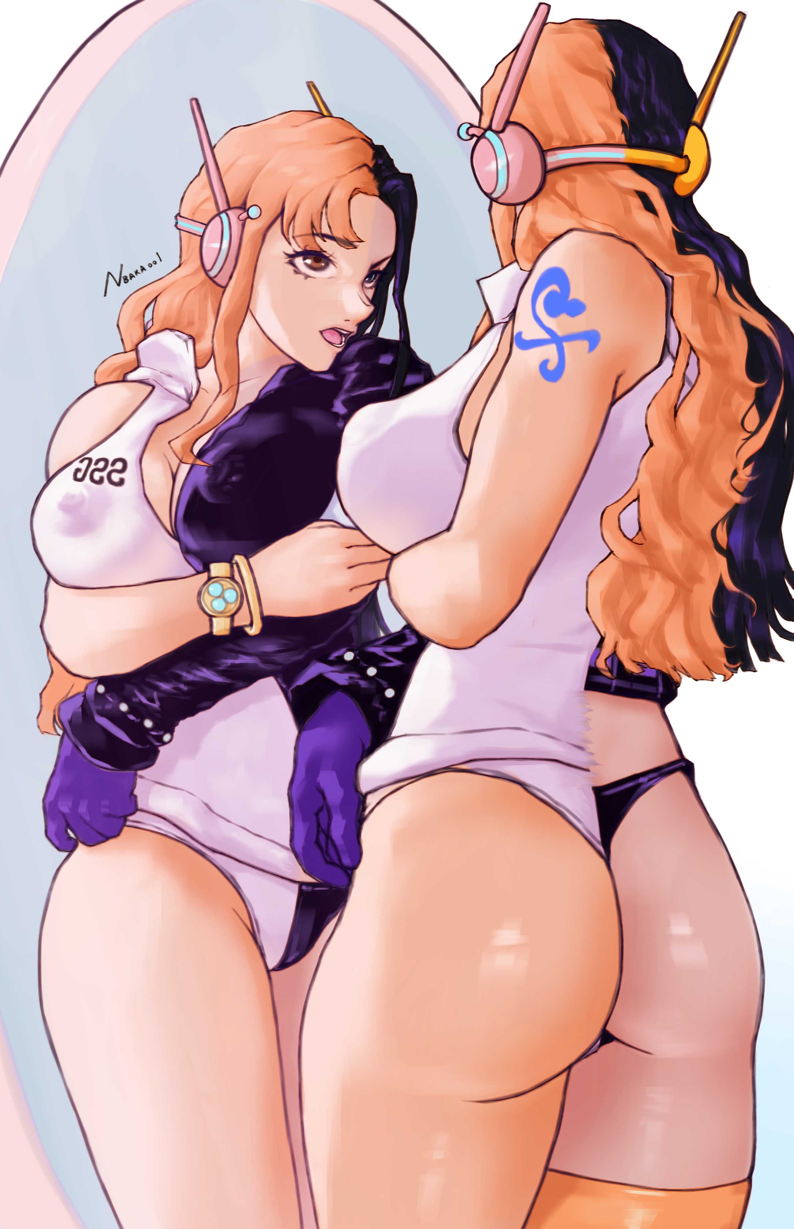 Rule34 – If it exists, there is porn of it / nami (one piece), nico robin / 9764052