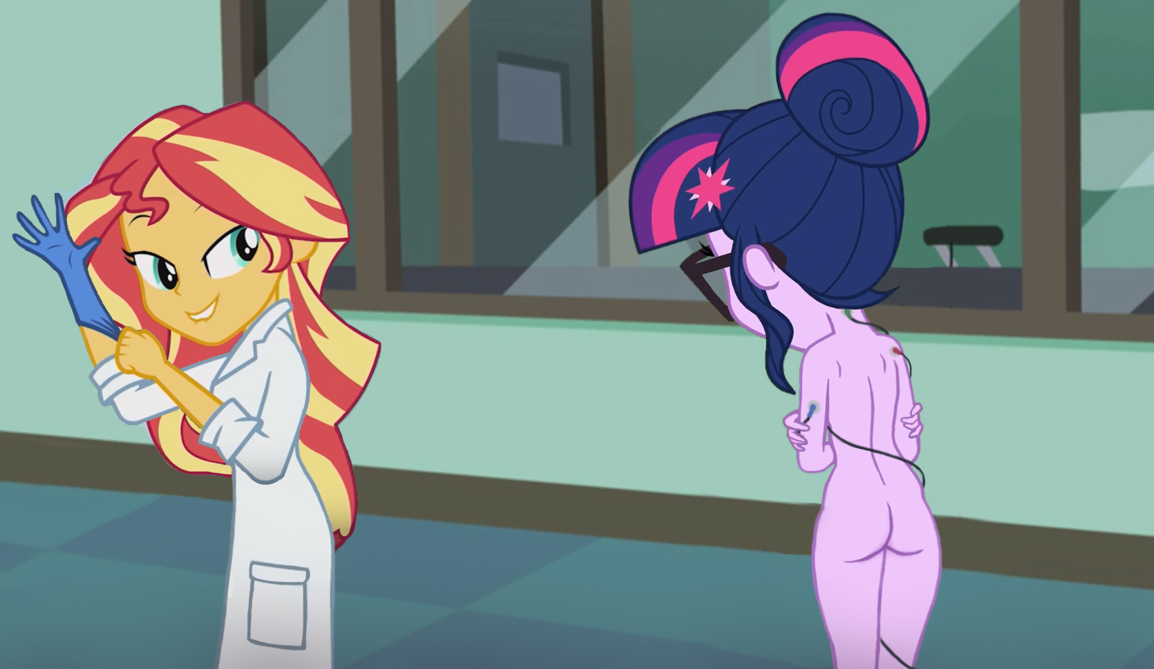 Rule34 – If it exists, there is porn of it / sunset shimmer, twilight sparkle (mlp) / 9766337