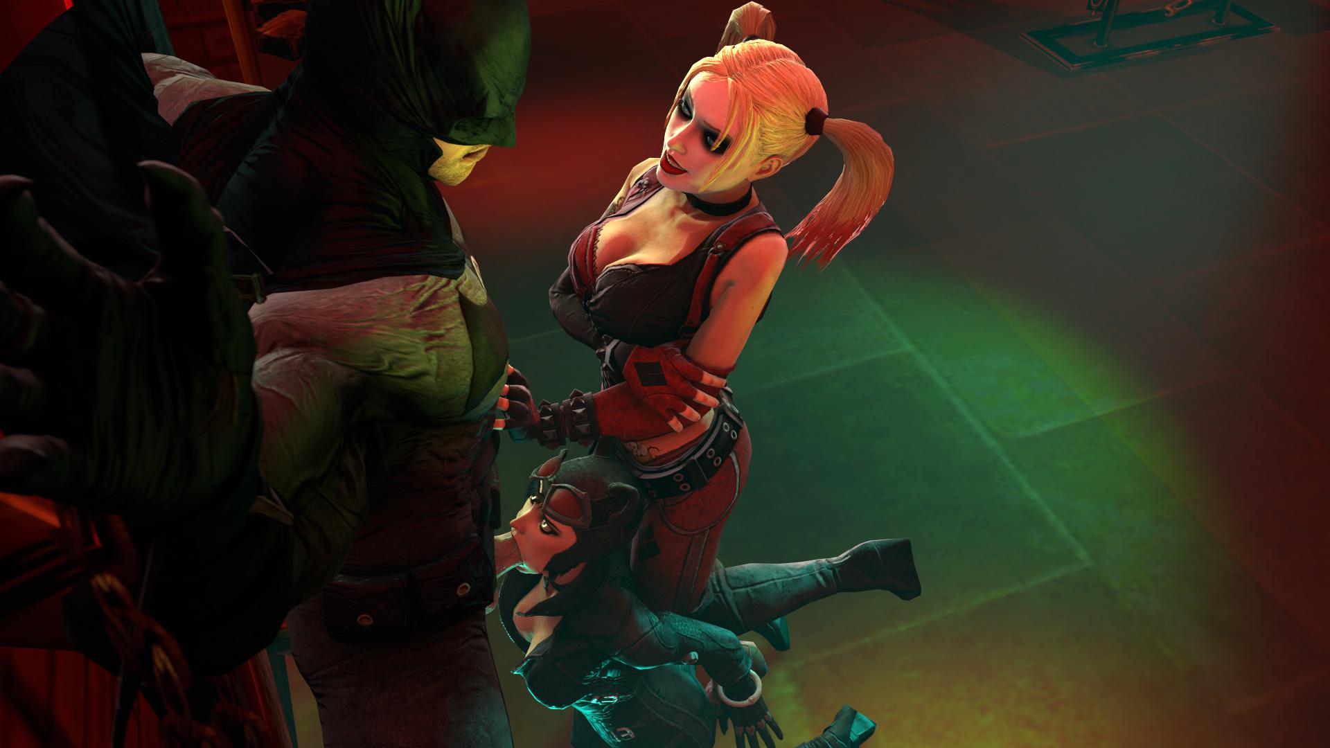 Rule34 – If it exists, there is porn of it / artist request, batman, catwoman, harley quinn / 505599