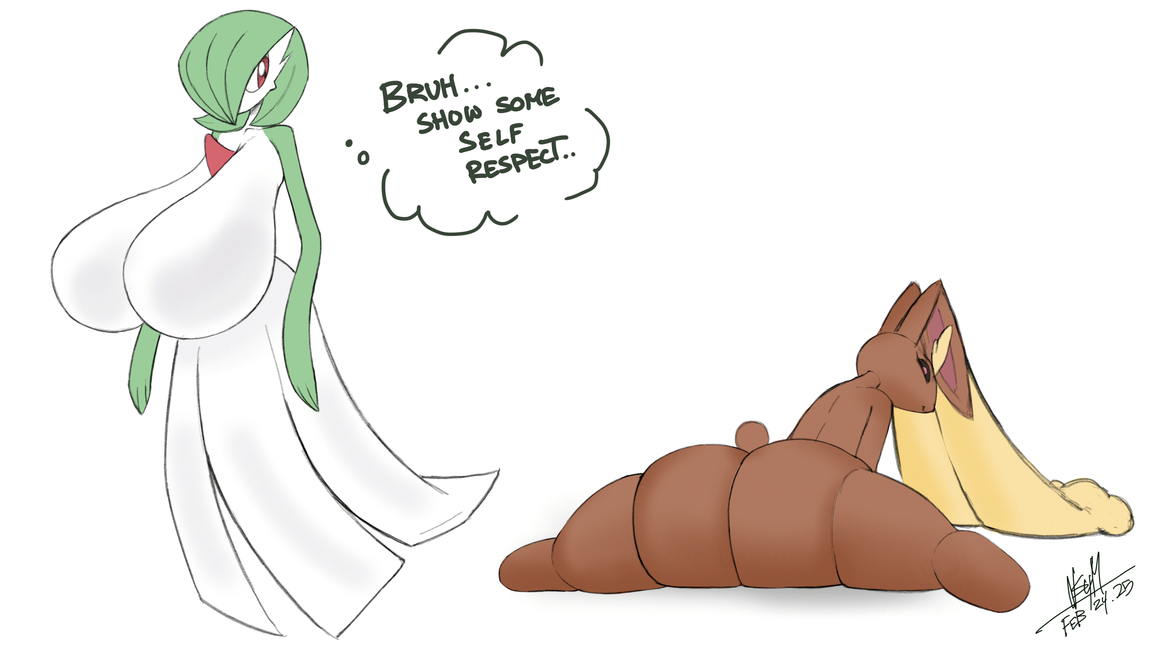 Rule34 – If it exists, there is porn of it / gardevoir, lopunny, pokemon (species) / 9773053