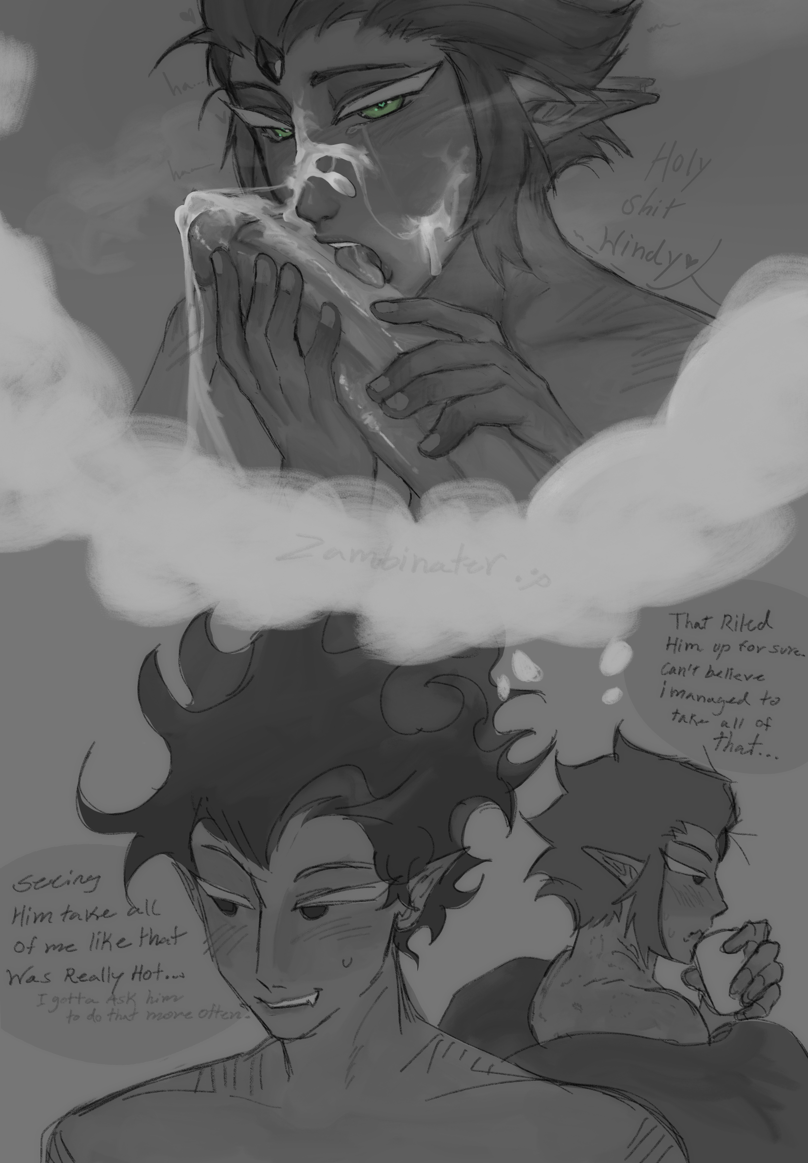 Rule34 – If it exists, there is porn of it / fire spirit cookie, wind archer cookie / 9786590