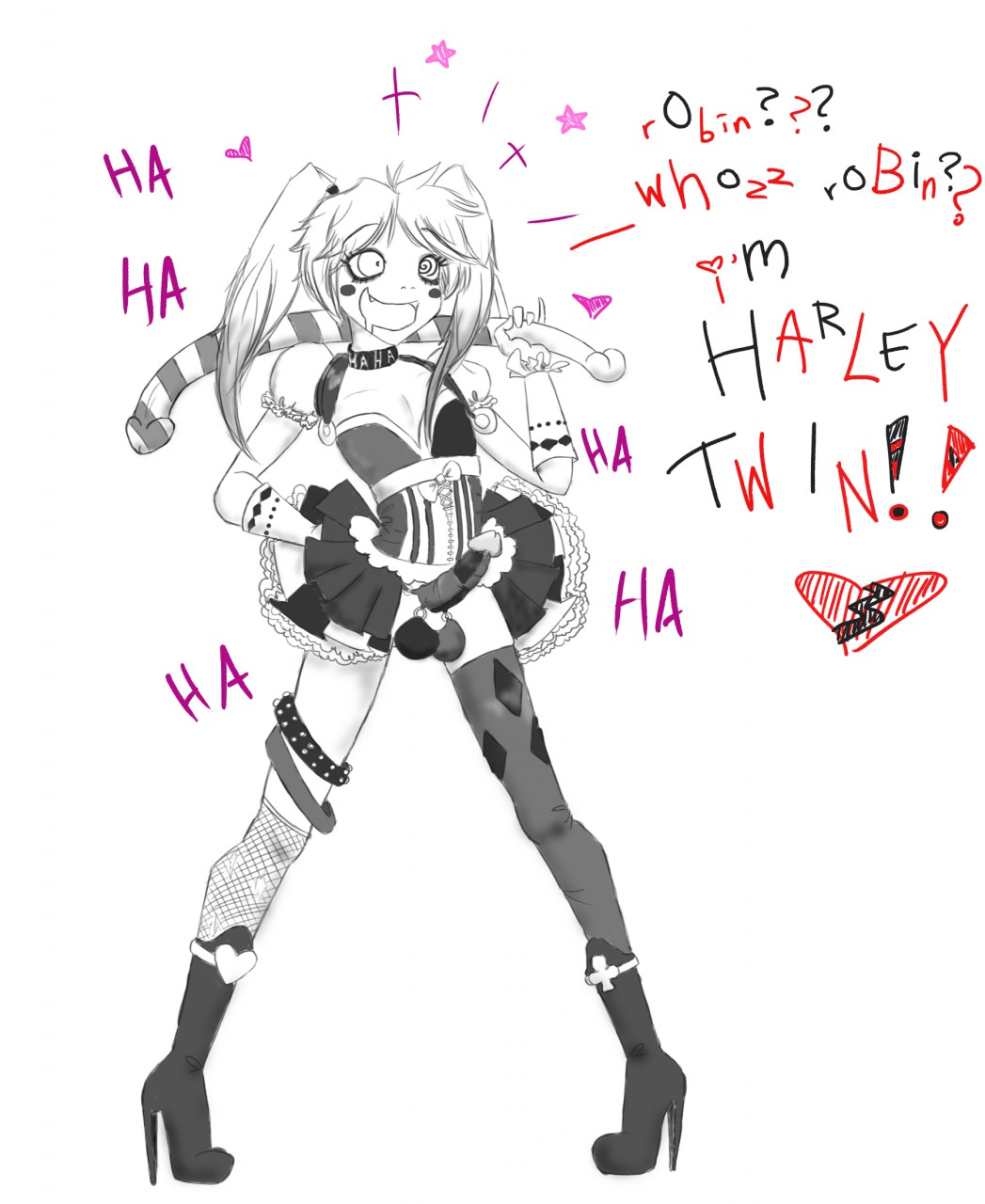 Rule34 – If it exists, there is porn of it / dick grayson, harley quinn, harley quinn (classic), robin (dc) / 9786571